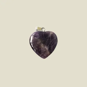 Pendant Stone Heart Amethist